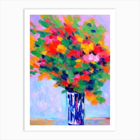 Inspired Still Life Matisse Inspired Flower Art Print