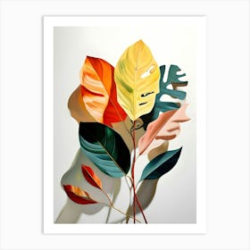 Tropical Leaves 23 Art Print