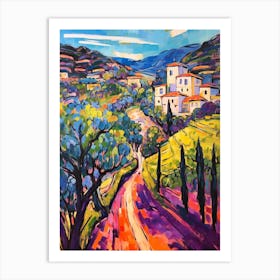 Spoleto Italy 1 Fauvist Painting Art Print