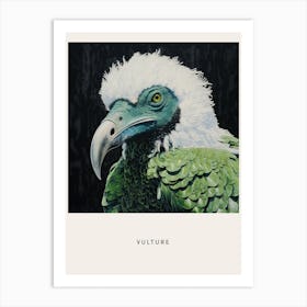 Ohara Koson Inspired Bird Painting Vulture 1 Poster Art Print