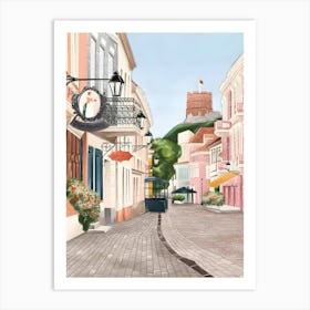 Lithuania Vilnius Travel Art Print