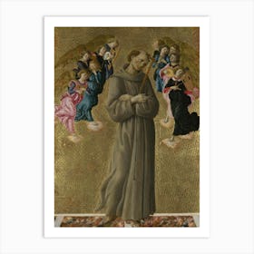 Sandro Botticelli St Francis Of Assisi Art Print