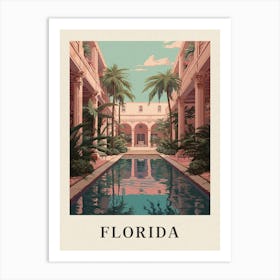 Vintage Travel Poster Florida Art Print