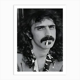 American Singer And Musician Frank Zappa Art Print