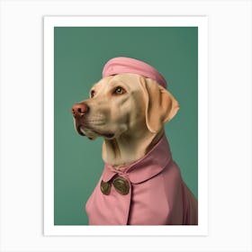 A Dog Labrador Retriever 19 Art Print