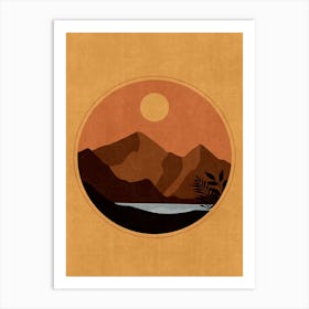 Mountains Art Print