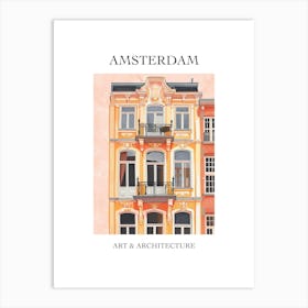 Amsterdam Travel And Architecture Poster 1 Art Print