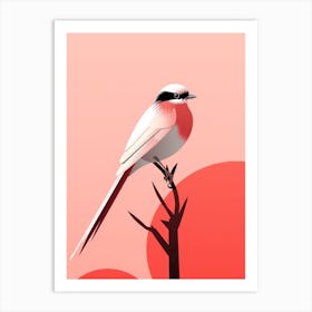 Minimalist Lark 3 Illustration Art Print