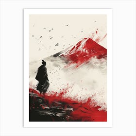 Fuji's Lament: Samurai 1 Art Print