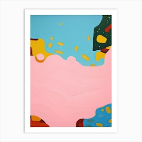 Pop Colour Abstract Painting 2 Art Print