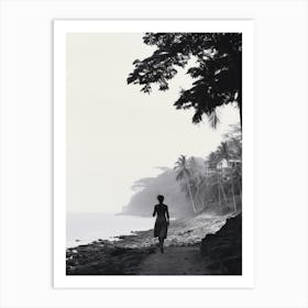 Jamaica, Black And White Analogue Photograph 4 Art Print