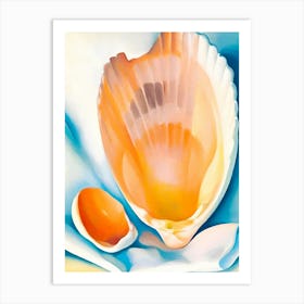 Georgia O'Keeffe - Two Pink Shells, Pink Shell, 1937 Art Print