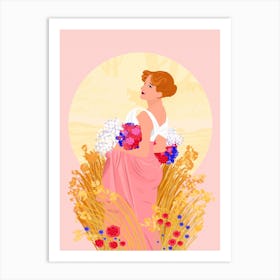 The Seasons Summer Alphonse Mucha Art Print