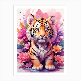 Smal tiger Art Print