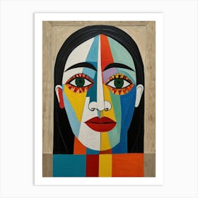 Face Of A Woman 5 Art Print