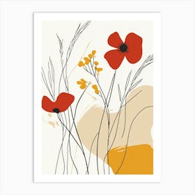 Poppies 91 Art Print