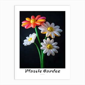 Bright Inflatable Flowers Poster Oxeye Daisy 2 Art Print