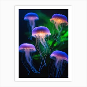 Jellyfishes Art Print