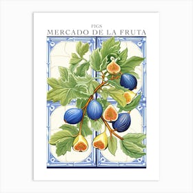 Mercado De La Fruta Figs Illustration 7 Poster Art Print