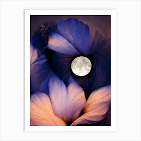The Moon Flowers Art Print