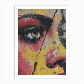 Face Of A Woman 6 Art Print