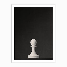 CHESS - The White Pawn II Art Print