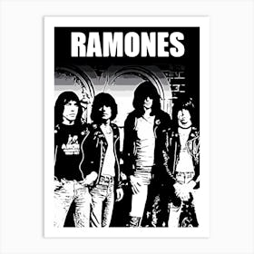 Ramones band music 6 Art Print