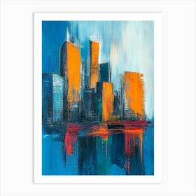 Cityscape Canvas Print Poster