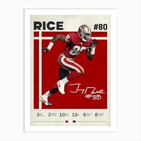 Jerry Rice Art Print