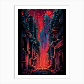 Cityscape 3 Art Print