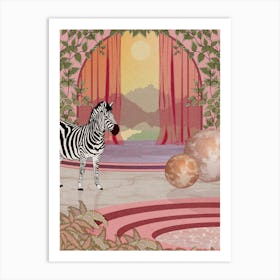 The Zebra Art Print