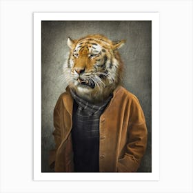 Tiger Portrait Art Print