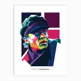 Mile Davis Pop Art WPAP Art Print