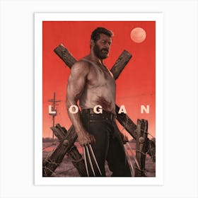 Logan Movie And FIlm Art Print