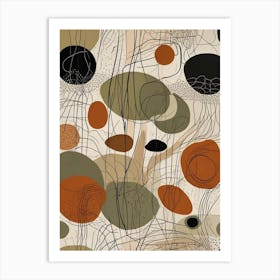 Mid Century Modern Pattern Art Print (3) Art Print