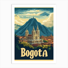 Aihrgdesign A Vintage Travel Poster Of Bogota 1 Art Print