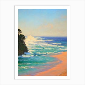 Blacksmiths Beach Australia Monet Style Art Print