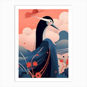 Heron Art Print