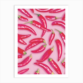 Red Chili Peppers 1 Art Print