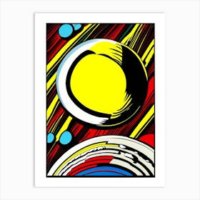 Dwarf Planet Bright Comic Space Art Print