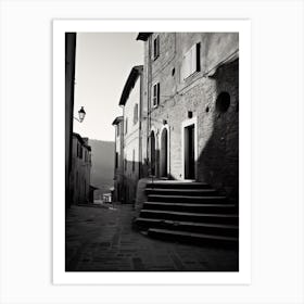 Cortona, Italy,  Black And White Analogue Photography  1 Art Print