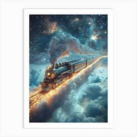 Train In The Sky 13 Art Print