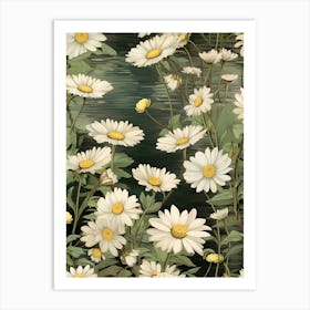 Daisy Pattern 2 Art Print