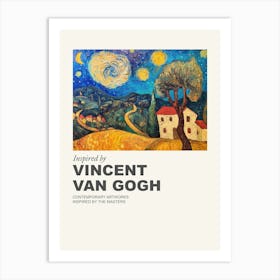 Museum Poster Inspired By Vincent Van Gogh 10 Art Print