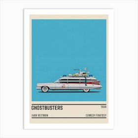 Ghost Busters Car Movie Art Print