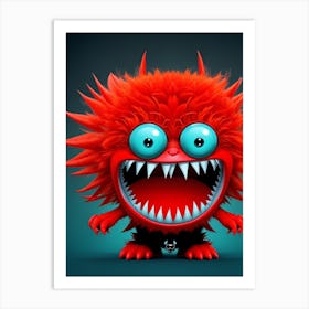 Monster Monster Monster Monster Monster Monster Monster Monster Monster 11 Art Print