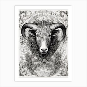 Ram'S Head Art Print