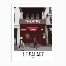 Le Palace, Nightclub, Paris, Art, Wall Print Art Print