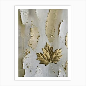 Gold Leaf Art Print