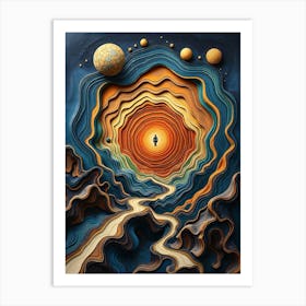 Journey Through The Universe Art Print